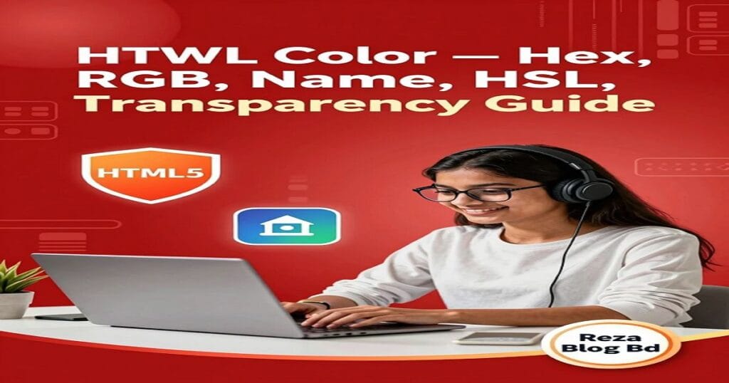 HTML Color Hex RGB Name HSL Transparency উদাহরণসহ ব্যাখ্যা