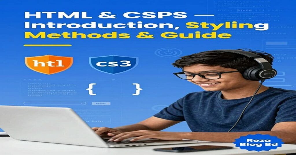 HTML ও CSS পরিচিতি স্টাইলিং পদ্ধতি এবং উদাহরণসহ গাইড