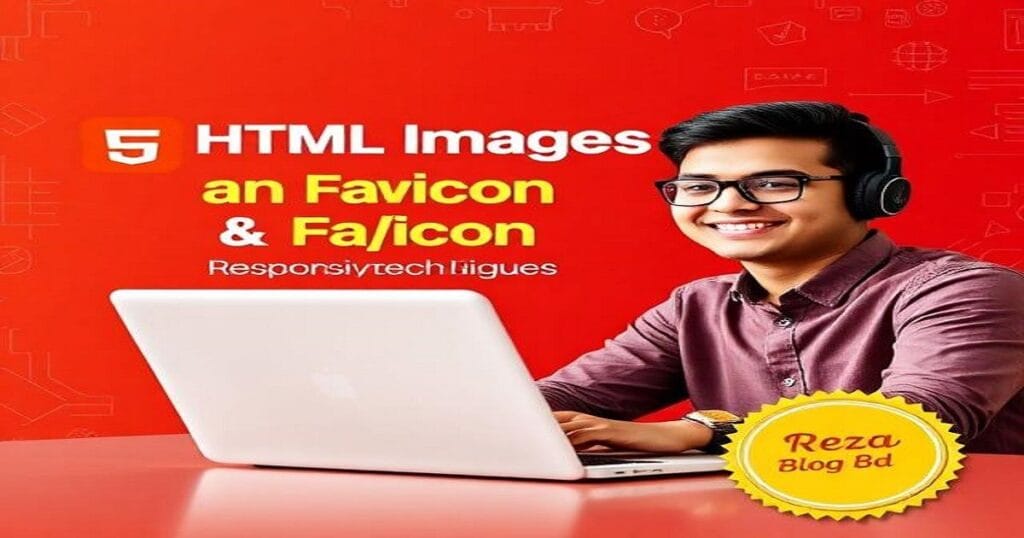 HTML ছবি ও ফেভিকন Images Responsive Techniques Favicon গাইড