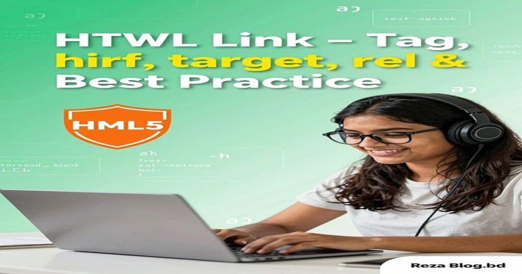 HTML লিংক ট্যাগ href target rel ও বেস্ট প্র্যাকটিস