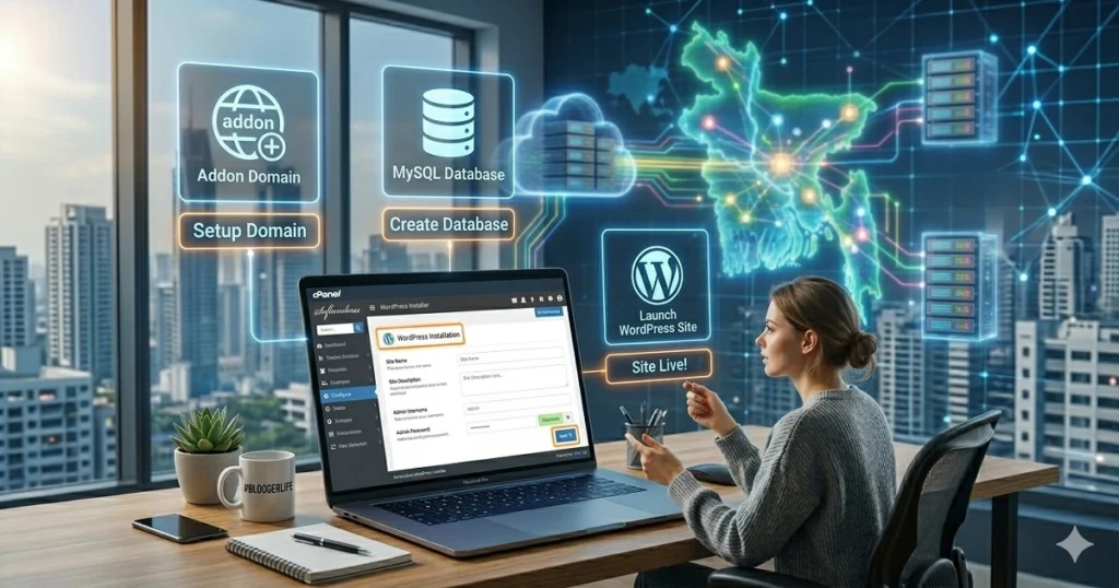 cPanel দিয়ে WordPress ইনস্টল করার নিয়ম rezablogbd