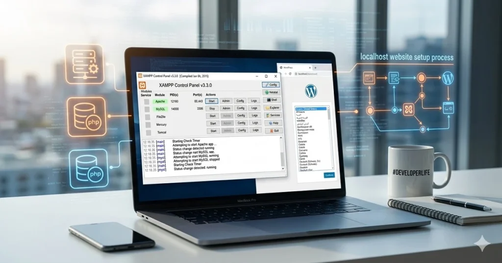 লোকালহোস্টে WordPress ইনস্টল করার নিয়ম rezablogbd